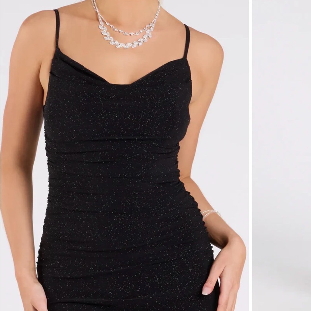 Windsor Black Glitter Dress - Picture 4 of 4